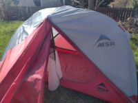 MSR Elixir 2 tent + Groudhog Stakes
