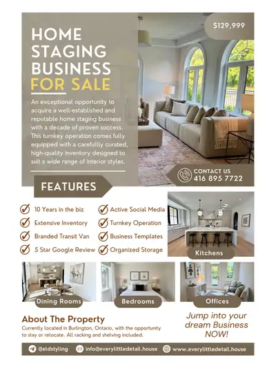 Home Staging Business for Sale , View more