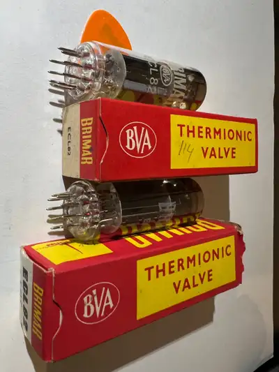 ECL82 (6BM8) Brimar UK  NOS  lot of 2 tubes, View more
