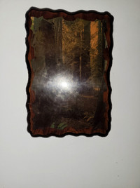 Solid wood wall hanging