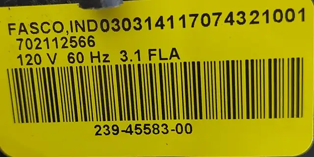 FASCO Inducer Motor – Model 702112566 - M081 in Heating, Cooling & Air in City of Toronto - Image 8