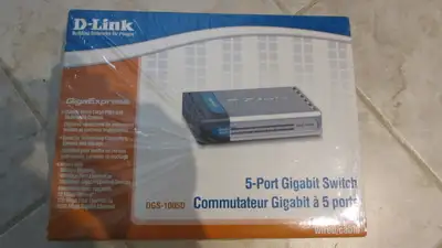 New Dlink 5 port Gigabit switch, View more
