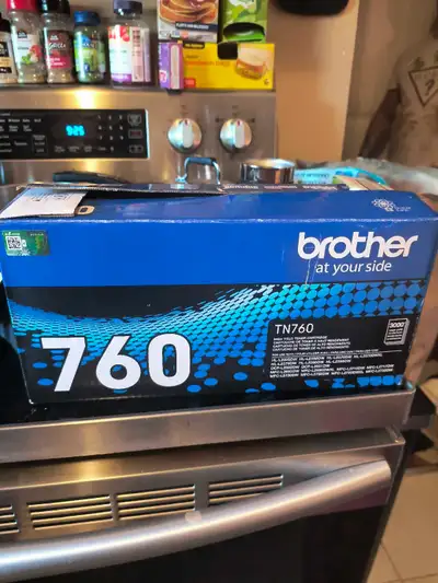 Brother blSck ink cartridge for laser printer  TN 760, View more