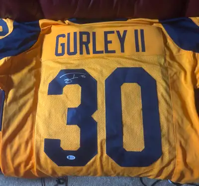 Signed Todd Gurley Rams jersey, View more