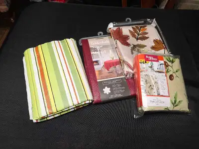 4 Vinyl Table Clothes, View more