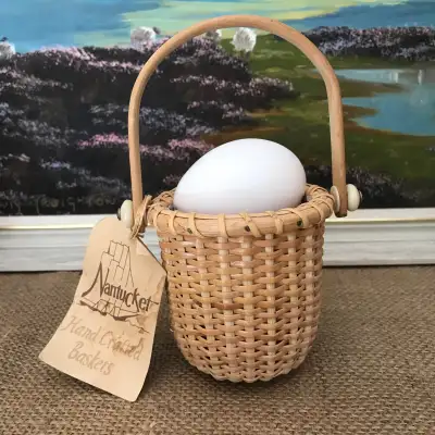 Nantucket Baskets 2 Egg Basket Made in China , View more