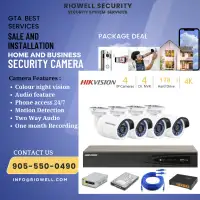 4K HD SECURITY CAMERA AVAILABLE FOR SALE AND INSTALLATION