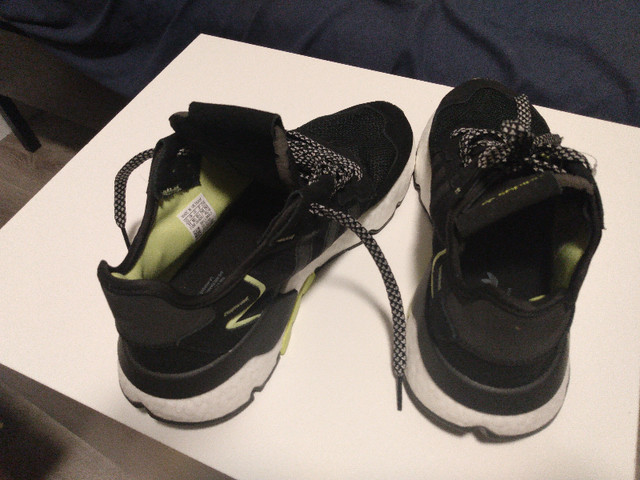 Adidas Nite Jogger 'Black Solar Yellow' EG7409 in Men's Shoes in Calgary