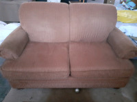 Comfy Red Loveseat