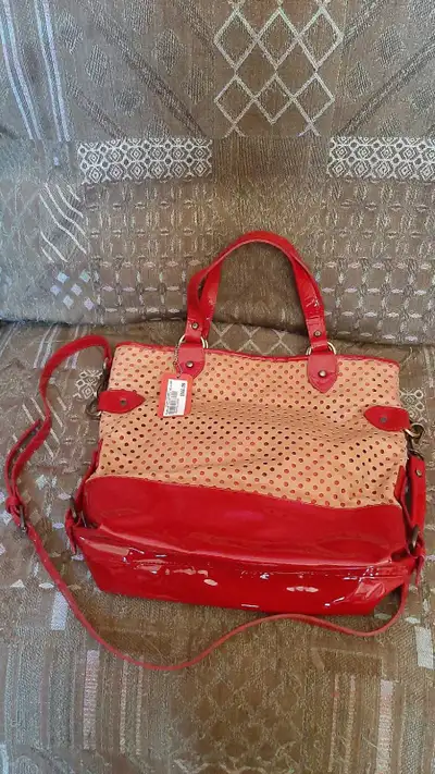 "Chanii B"/Women's Leather Multi-Color Bag,Made in Portugal,New , View more