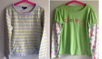 2 X Girls Long sleeves GapKids/GYMBOREE shirts size 10