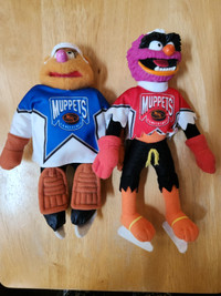 Vintage 1995 Mcdonald's Muppet NHL plush Hockey players