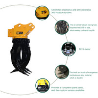Rotating Grapple for Excavators from 2 ton to 30 tons