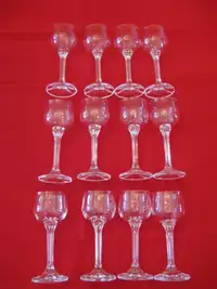 Liquor Crystal Glasses set of 10