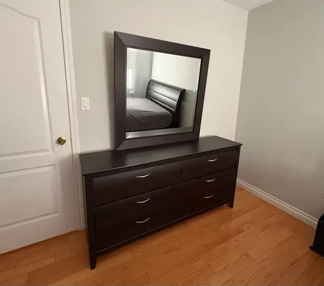 Large 6-Drawer Dresser with Mirror (64.5” Wide) in Dressers & Wardrobes in City of Toronto - Image 2