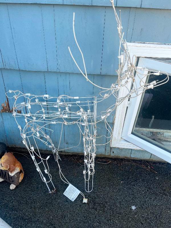 FREE exterior light up Christmas decor - reindeer in Free Stuff in City of Halifax