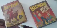 2 Very Old HC Big Little Books Little Orphan Annie/Blondie