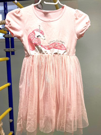 Girls Tutu Dresses 7-8 Y Summer Short Sleeves Party Dress