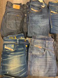 Brand new and Mint condition—TRUE RELIGION-DIESEL-NUDIE.
