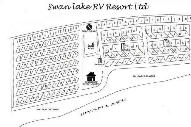 CORNER, LAKE VIEW RV LOT FOR SALE AT SWAN LAKE RV RESORT, VERNON in Land for Sale in Vernon - Image 9