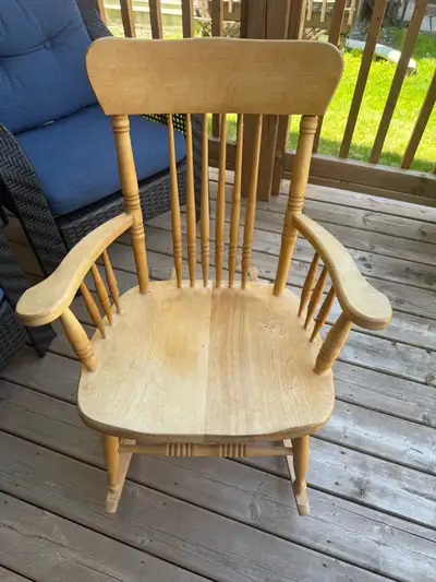 wooden rocking chair, View more