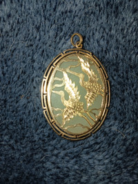 Gold and Jade pendant 