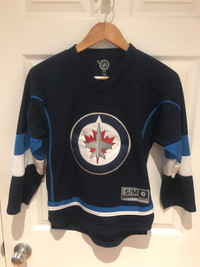 Kids embroidered Jets jersey size S/M 