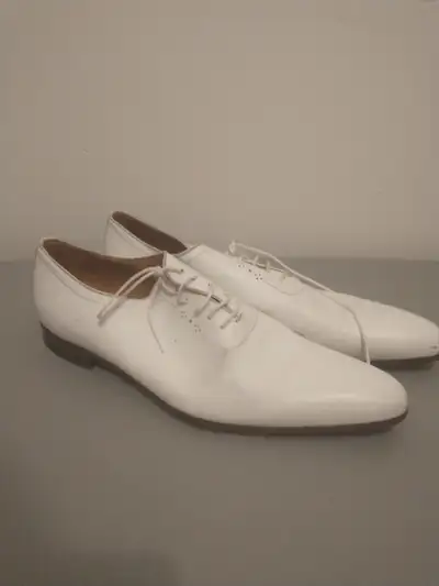 Paco milan White leather shoes size 13, View more