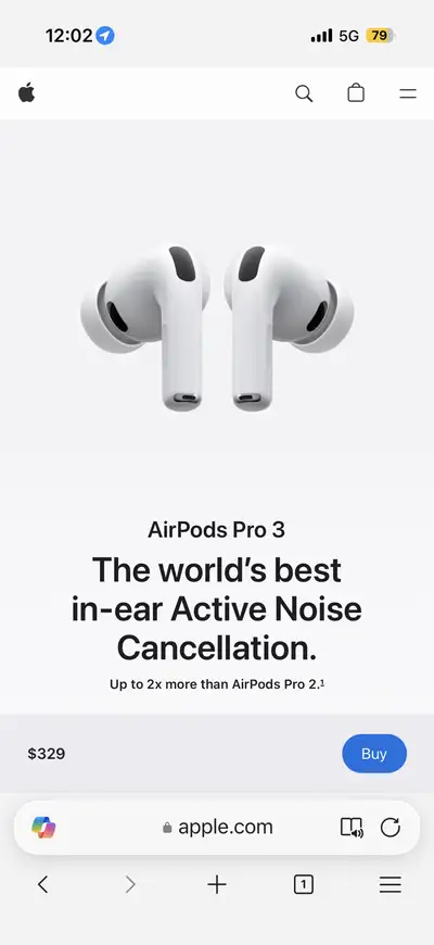 apple AirPods pro 3, View more