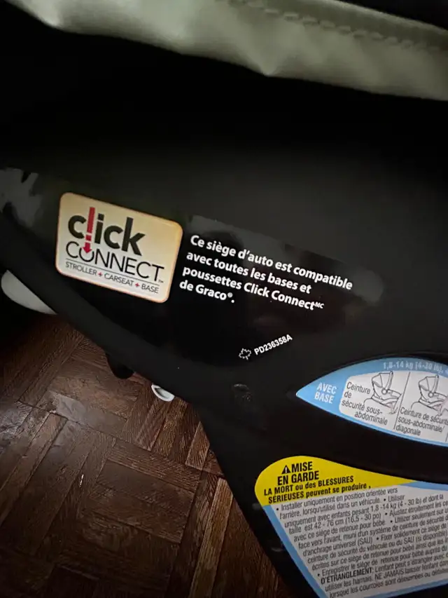 Graco Snugride 30 click connect Infant Car seat for Sale in Strollers, Carriers & Car Seats in Mississauga / Peel Region - Image 4