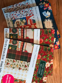 Four Christmas  scrapbook 12x12 paper pads