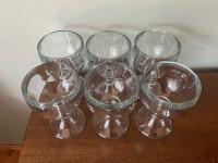 6 matching margarita glasses (from Mexico)