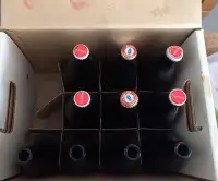 Beer Bottles 1967 O'keefe Beer Case and Ten Quart