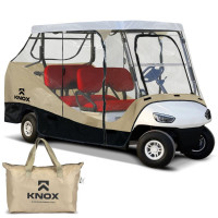 4-Person Short Roof Golf Cart Cover -Waterproof (Various Colors)