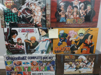 Sealed manga box sets, Naruto, bleach, one piece , dragon ball z