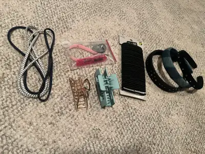 Prompt pickup in Millrise SW, $6 for all, firm. A bunch of hair accessories (majority brand new) & a...