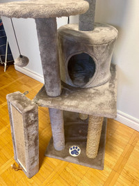 Cat Craft Cat Tree Playset with Cardboard Scratcher