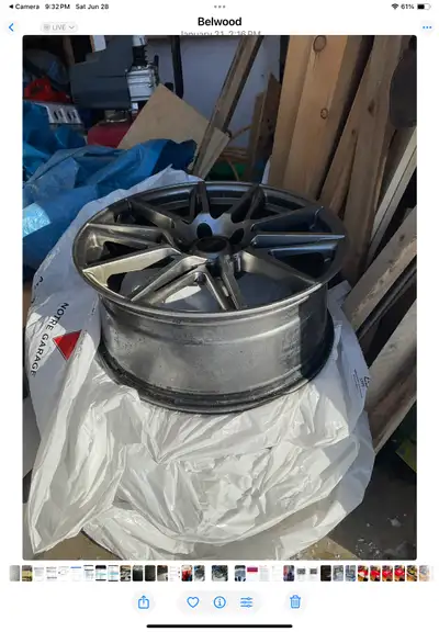 19” FAST Rims for sale, bolt pattern, 5 x 120mm, very good to excellent condition.