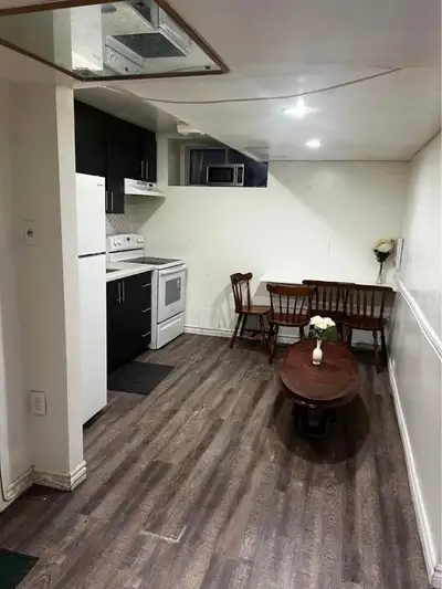 2 bedroom available for rent in a basement at Albion & Finch. Suitable for a couple, two girls, or t...