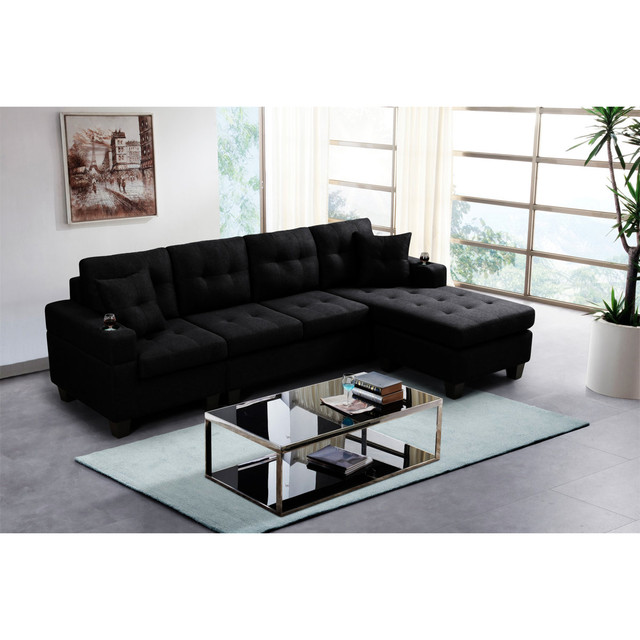 Affordable Living Room Elegant 4-Seater Sectionals Sofa on Sale in Couches & Futons in Brantford - Image 2