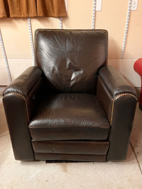 Electric Leather Recliner 