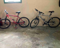  Two bikes, and spare parts 