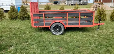 Up for sale it's my own heavy duty utility trailer barley used in very good condition, pictures sayi...