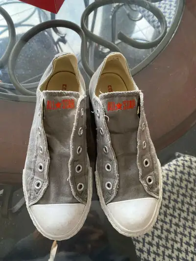 Boys used Converse slip on shoes - $10, View more