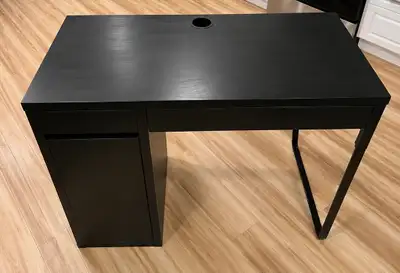IKEA MICKE Computer Desk - Black/Brown- $75, View more