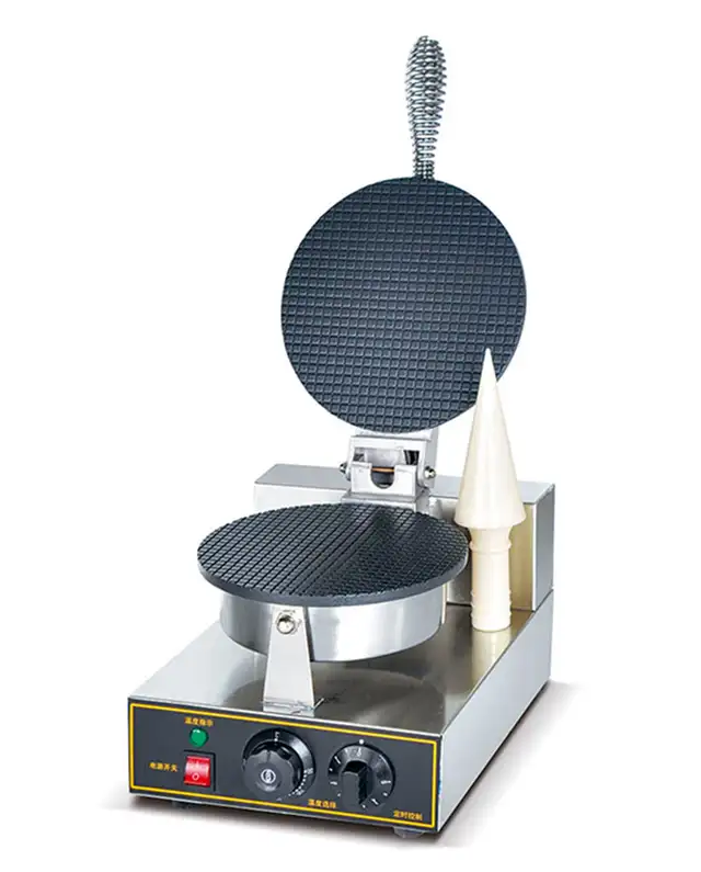 110V Ice Cream Waffle Cone Maker Crepe Making Machine 02270764661853851651124