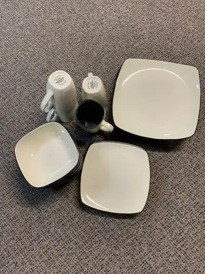 Corelle Hearthstone Stonewear 16 piece Dinner Set, View more