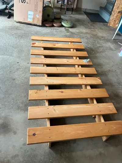 Single convertible pine bed frame, View more