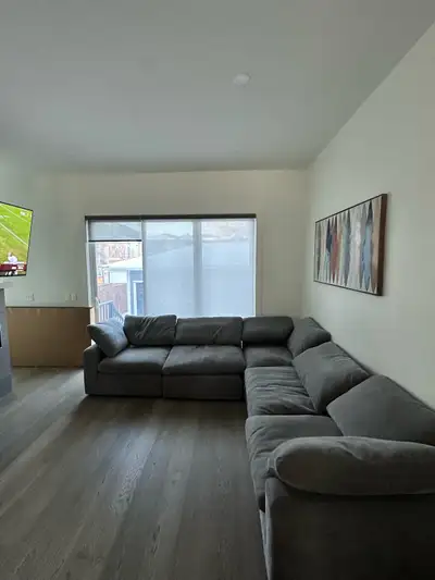 Structube Helio couch / sectional for sale. Barely used for a year as it was mainly in the basement...