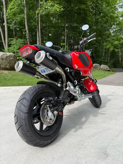 2023 Honda Grom up for grabs. Who doesn’t want a Grom?!?! Fender eliminator Flush mount turn signals...